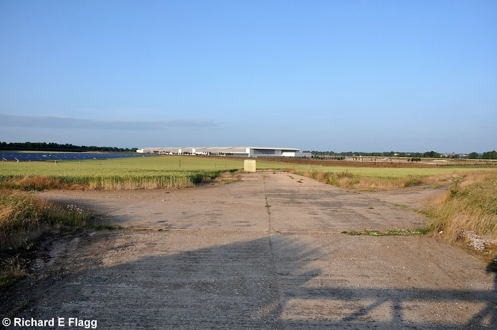 004Taxiway at the west of the airfield. Looking east from Red Post Lane - 10 July 2013.png
